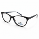 Semona YS697 Elegant Butterfly Cat-Eye Eyeglasses – Polished Glossy Black | Lightweight Premium Women's Fashion Frames