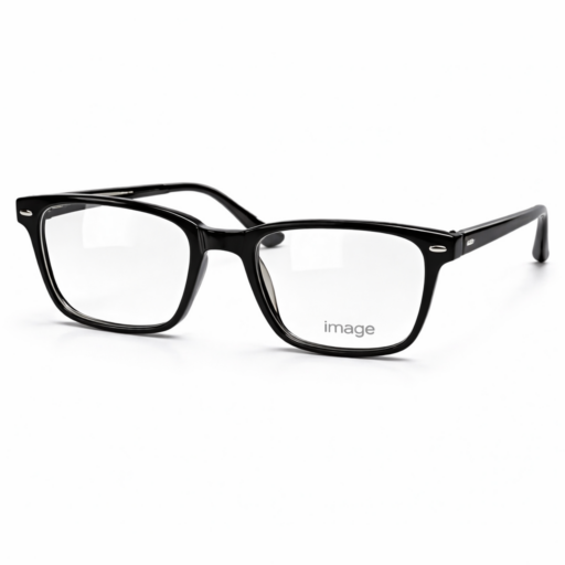 Classic Black Rectangular Eyeglass Frame for Men & Women | Lightweight Full-Rim Designer Optical Glasses