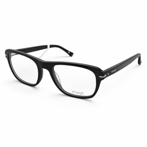 Classic Black Square Eyeglass Frame for Men & Women | Lightweight Full-Rim Designer Optical Glasses