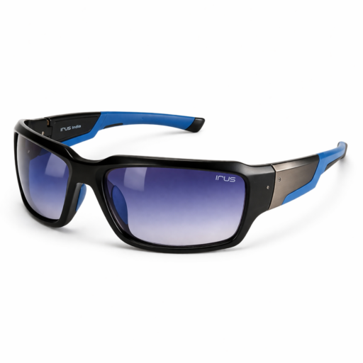 Premium Black Square Sunglasses for Men & Women | Stylish Designer UV Protection Sunglasses with Gradient Lenses