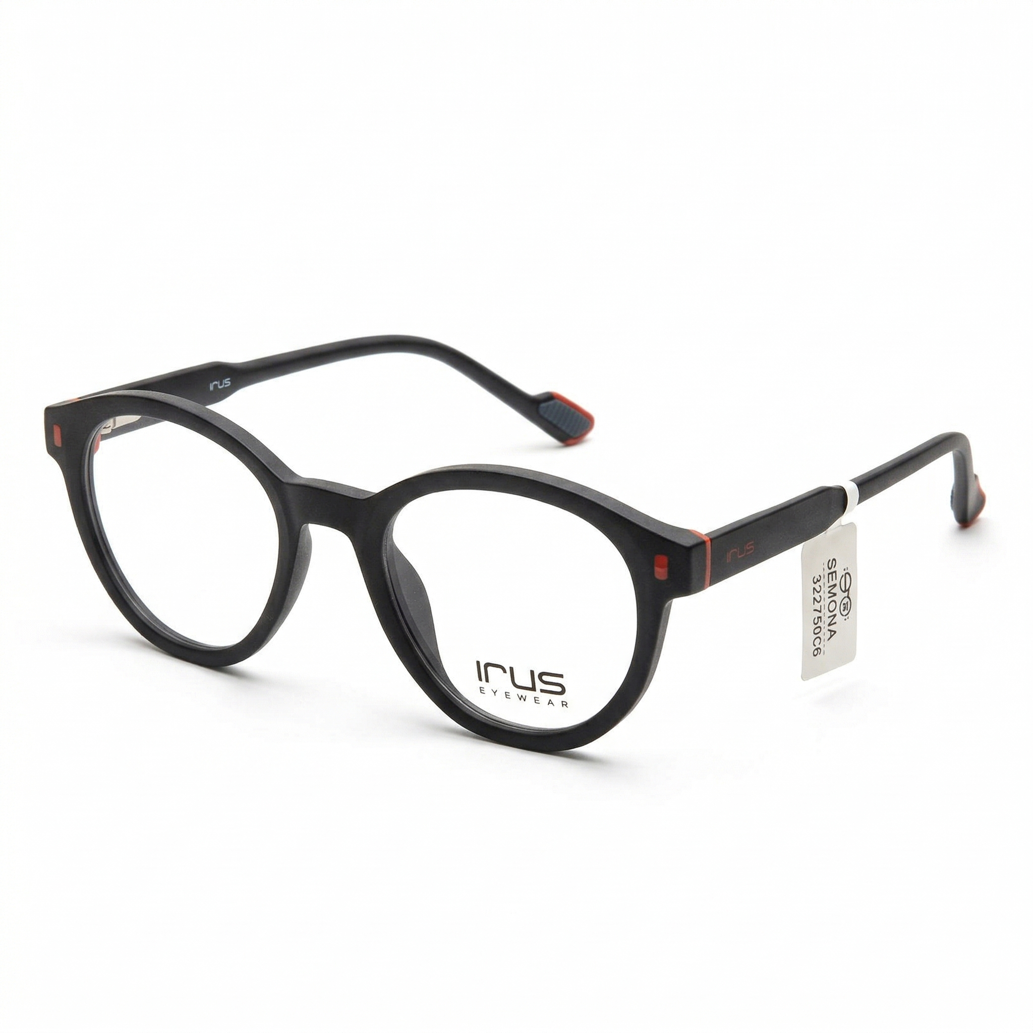 Stylish Black Round Eyeglass Frame for Men & Women | Lightweight Designer Optical Glasses with Modern Round Shape
