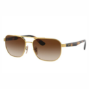 RAY-BAN RB 3693I 001/13 UNISEX SUNGLASSES GOLD