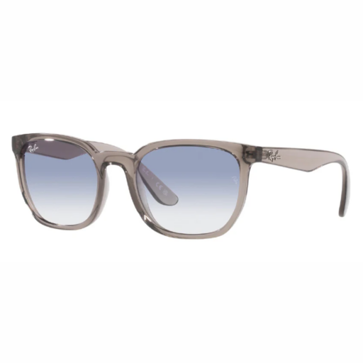 RAY-BAN RB4390I 6449/19 UNISEX SUNGLASSES TRANSPARENT GREY